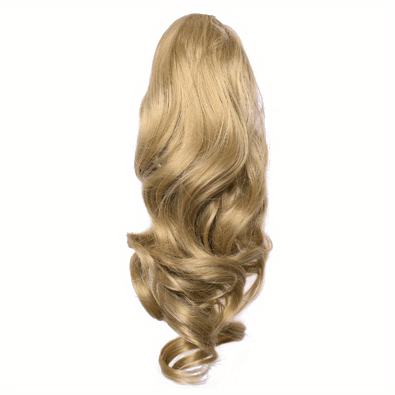 Claw Clip In Body Wave Hair Extensions Long Curly Wavy Ponytail Hair Extensions Synthetic Hair Pieces for Women Girls, Quick Hairstyle, Clip In Hair, Fashionable Wig, Loose Wave, Durable Clipins, High Quality Extensions, Wavy