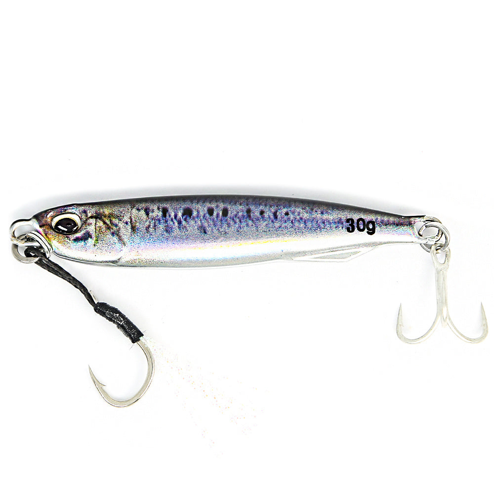 طُعم معدني مصبوب من B&amp;U - طُعم صيد بملعقة مطبوع بتقنية الطباعة ثلاثية الأبعاد لصيد الأسماك في المياه المالحة - طُعم صناعي 30 جرامًا/40 جرامًا/60 جرامًا بمتانة مُحسّنة وتصميم واقعي