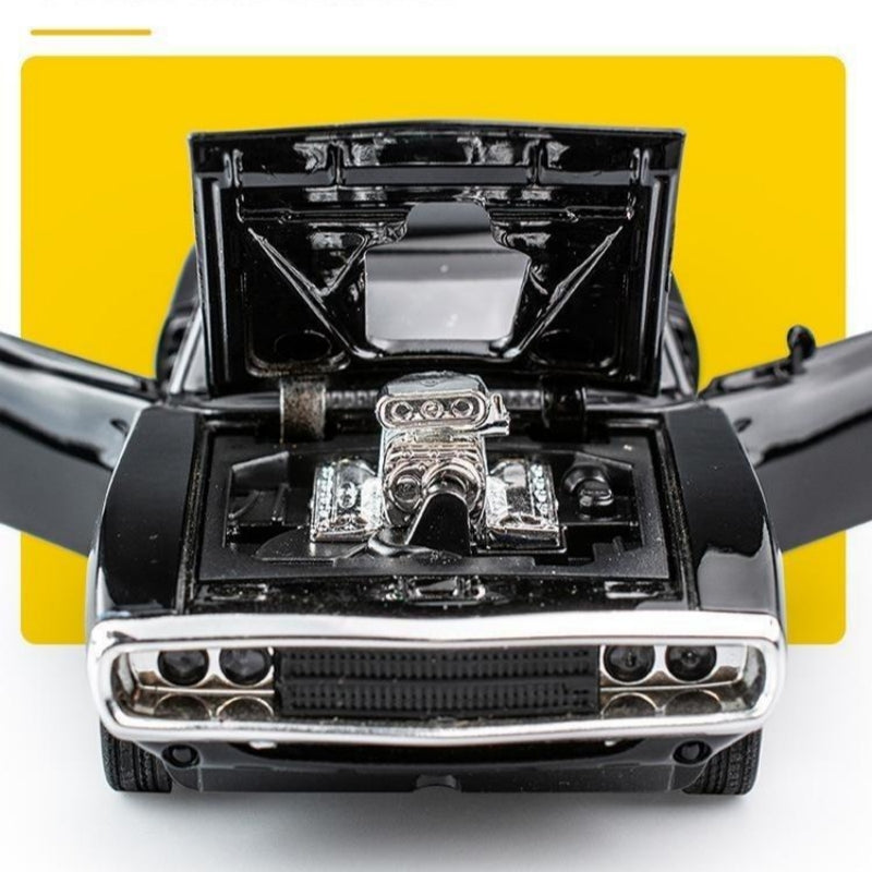 Simulation 1:32 Classic Alloy Sports Car Model, Children's Toy Car Pull Back Car, Can Open Die Casting Model, As Halloween Gift