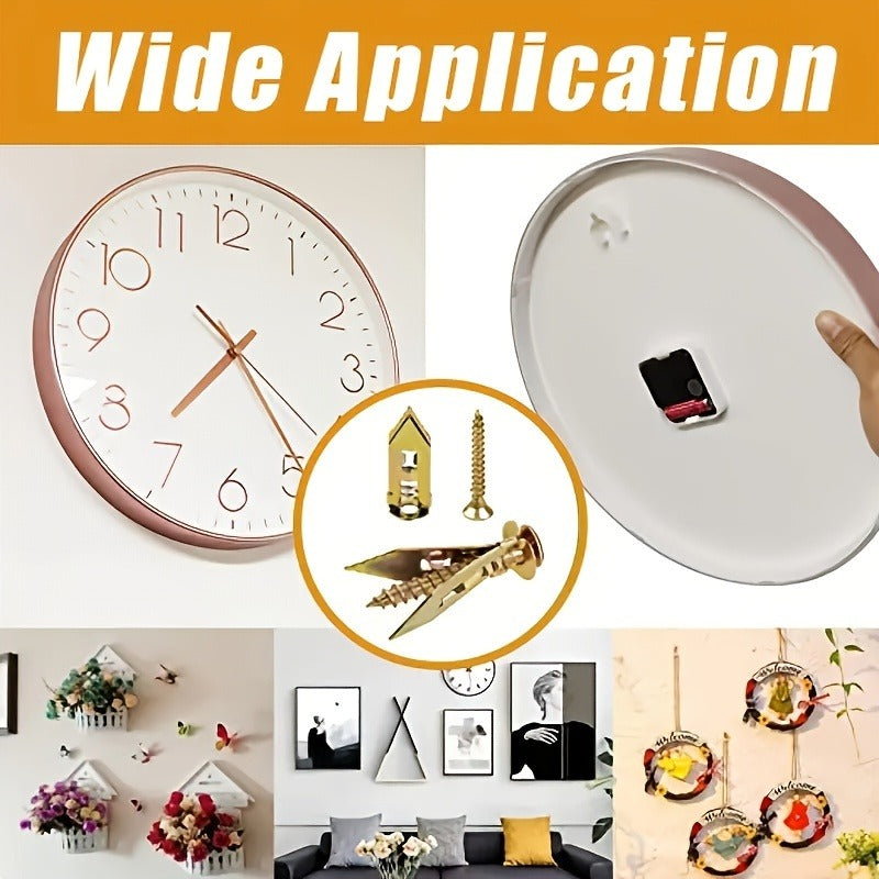 100pcs Heavy-Duty Drywall Anchors Kit - Industrial Hardware for Wall Mounting, Self-Drilling Screws and Hollow Anchors for TV, Bike, Cabinet Installation, Easy-to-Use and Reliable Fastening Solution