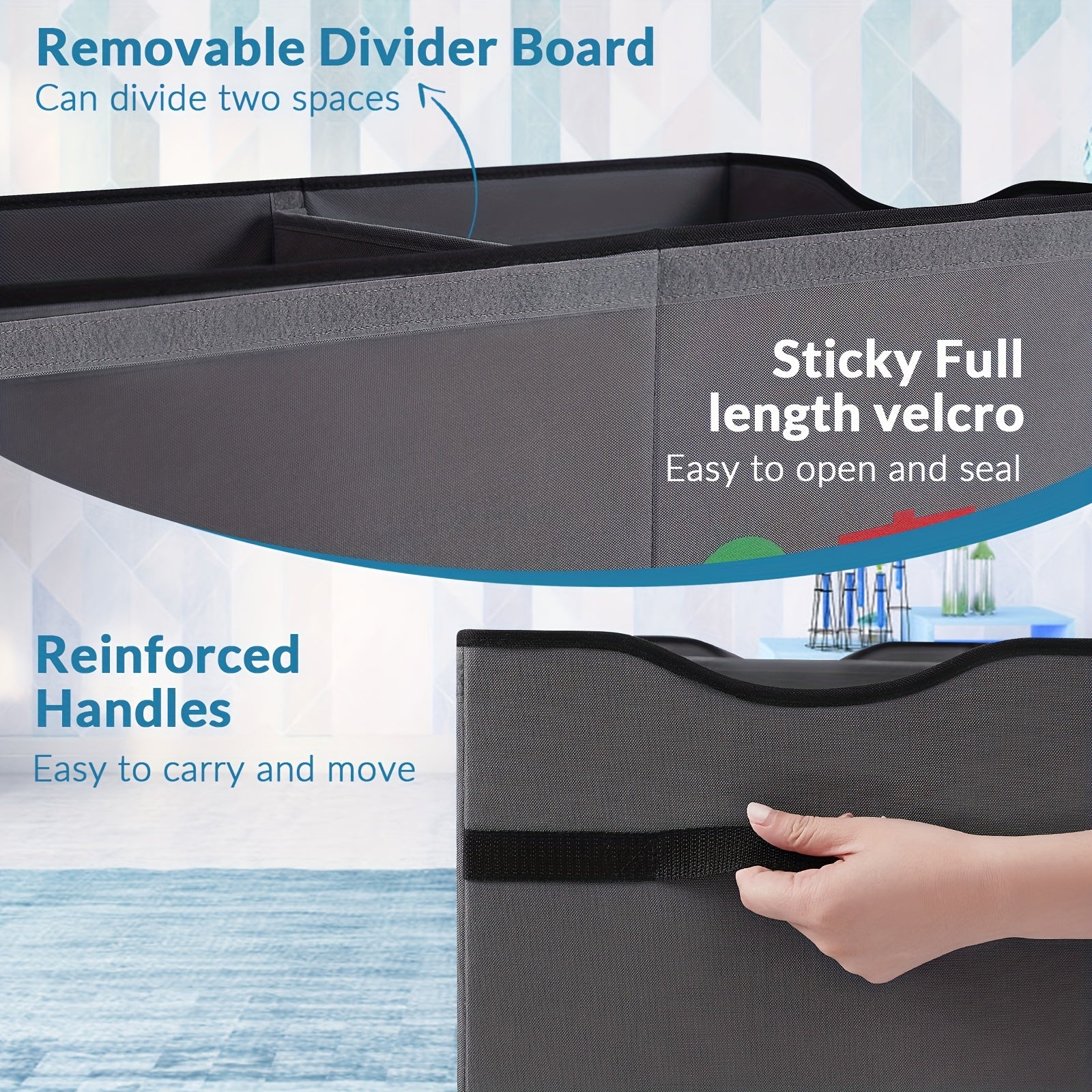 31.7gal Extra Large Toy Box (Patents and Copyrights Pending), Collapsible Sturdy Kids Toy Chest for Boys, Girls, Kids, Toy Storage Organizer Toddler Storage Bins with Lids, Toy Box Baskets for Living Room, Bedroom, Nursery Sh