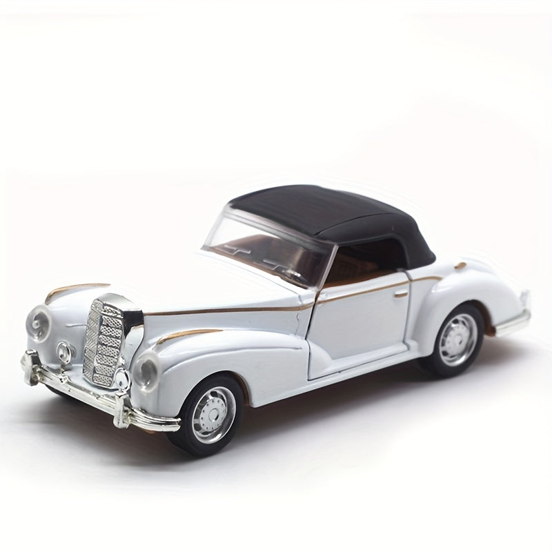 Simulation alloy 1:32 vintage car model Children's toy car accessories Return car mold die-casting model toys