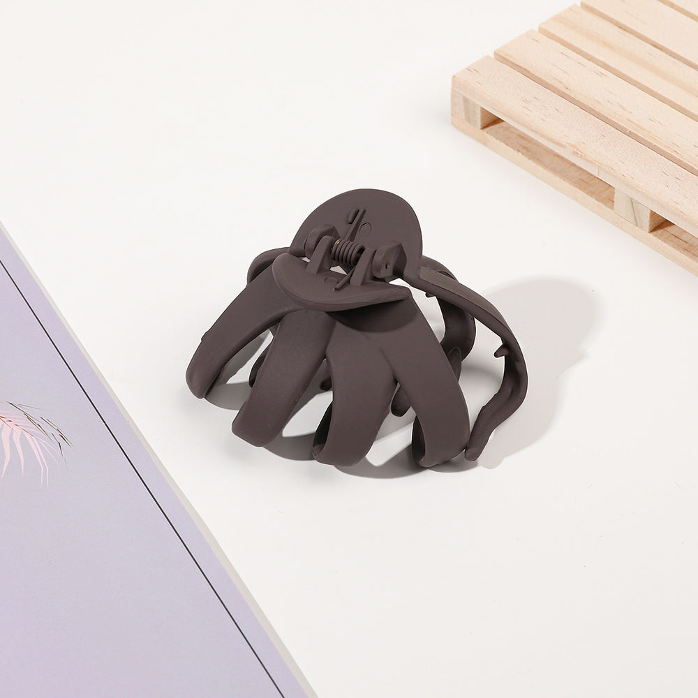 مشبك شعر على شكل أخطبوط مصقول من 9 قطع/4 قطع/قطعة واحدة