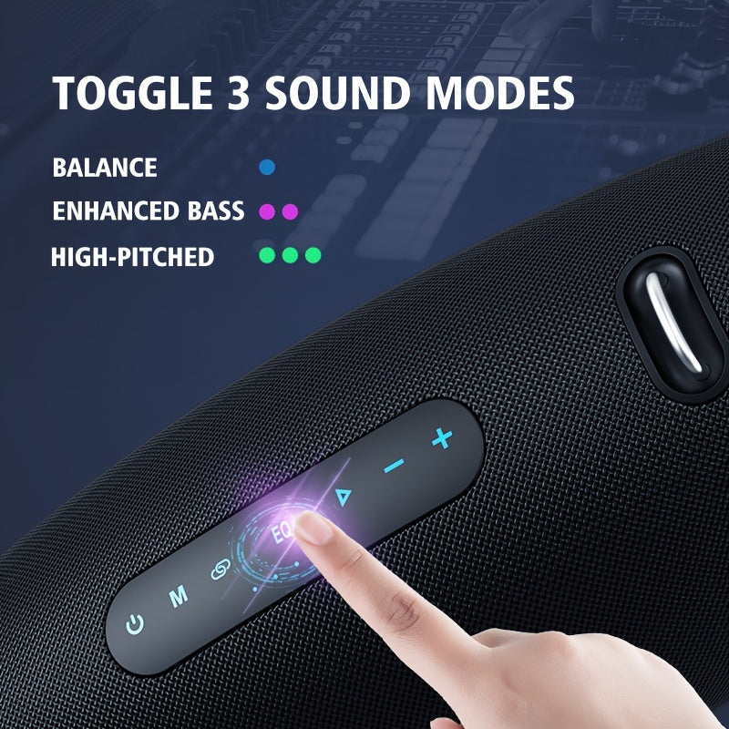 ZEALOT S67 60W Wireless Speakers, Outdoor Portable Subwoofer Speaker, Wireless Speaker, Dual Pairing, Long Battery Life, 40 Hours Playtime Loud Stereo, Booming Bass, Shoulder strap, Charging Cable And Aux Cable, Connect with