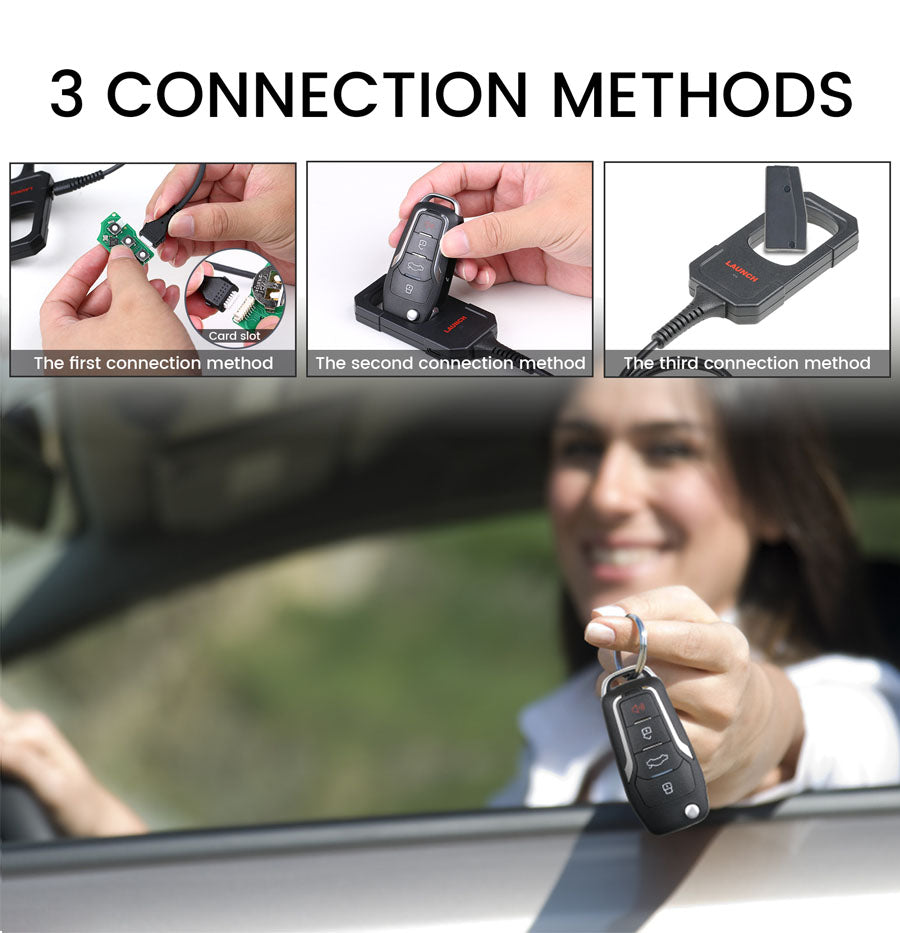 Launch X431 Key Programmer Remote Maker with Super Chip and 4 Sets of Smart Keys