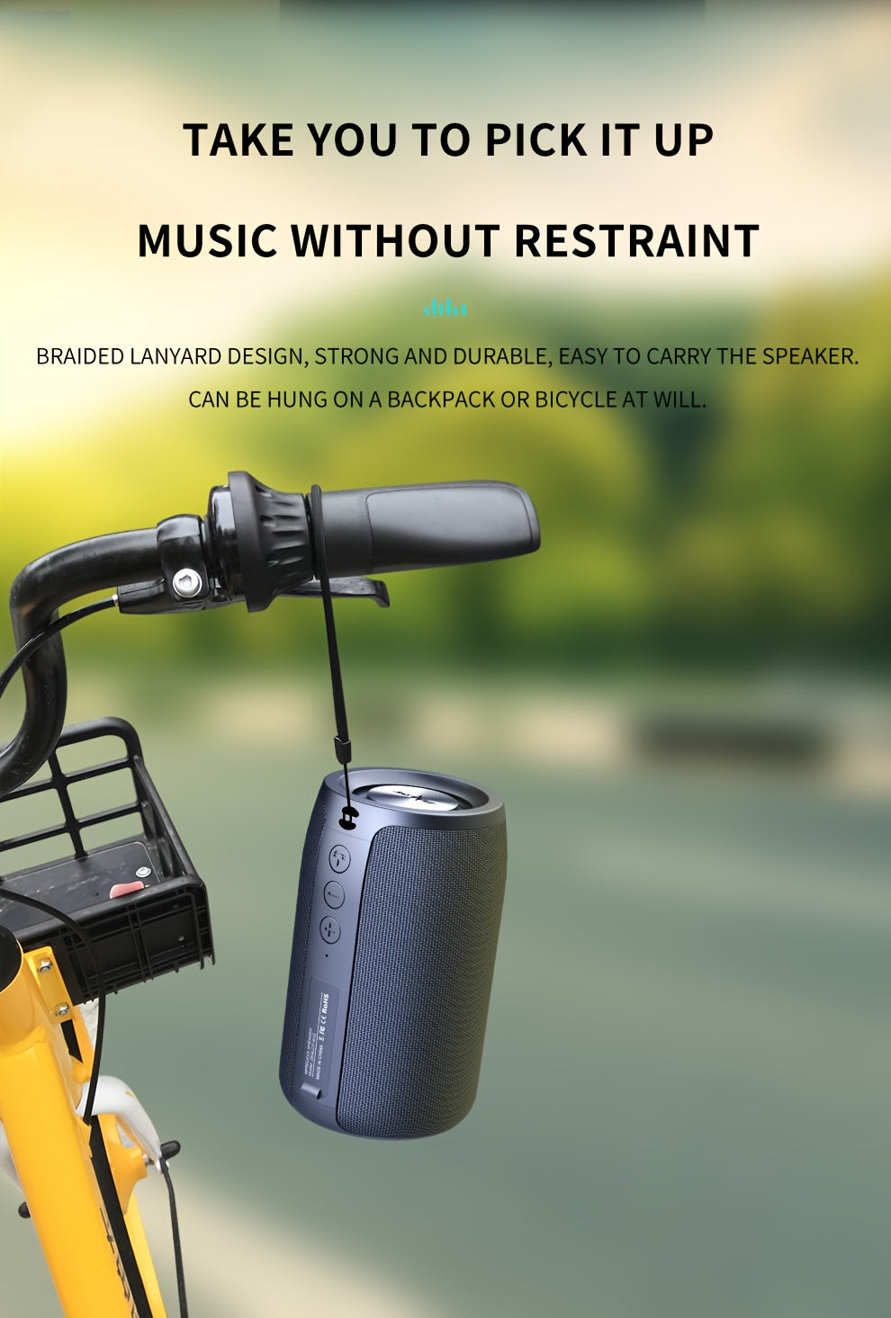 ZEALOT S32 5W Wireless Speakers, Outdoor Portable Subwoofer Speaker, Wireless Speaker, Dual Pairing, 1800mAh Battery, 8 Hours Playtime Loud Stereo, Booming Bass. Charging Cable TF USB Plug-in Card Compatible