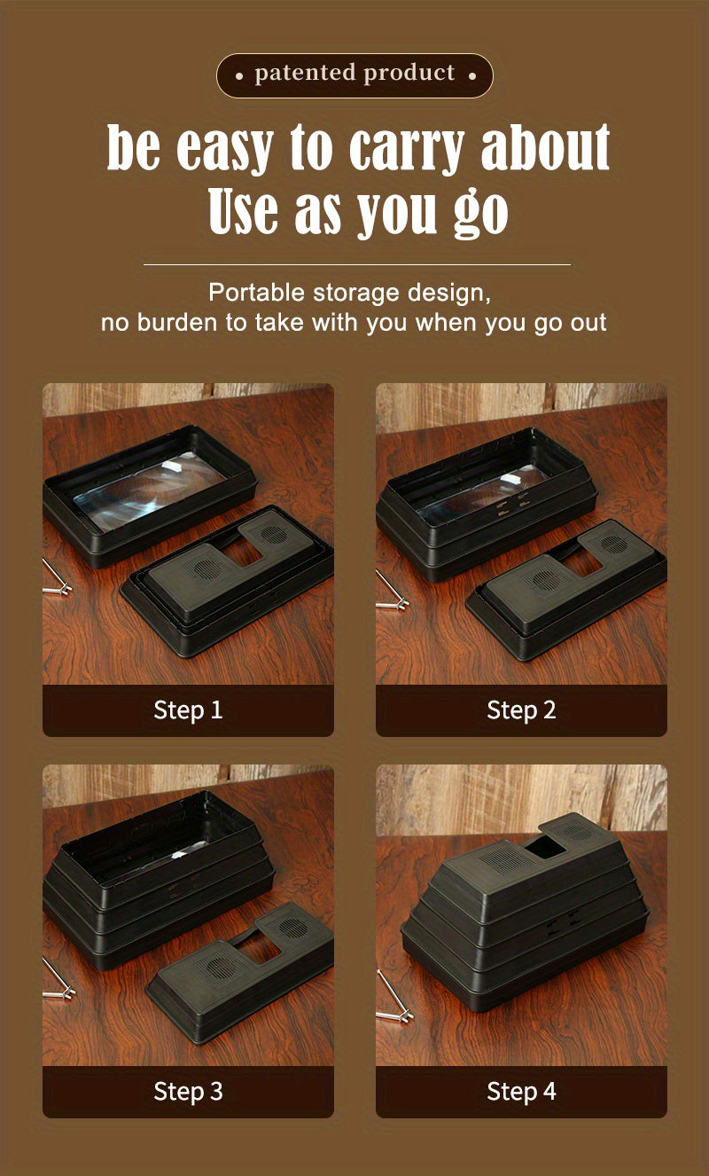 12-Inch Retro TV Shape Phone Screen Amplifier - Screen Expanders & Magnifiers for Movies, Videos, and Games - 3D Magnifier Screen Extender with Phone Stand Compatible with All Smartphones