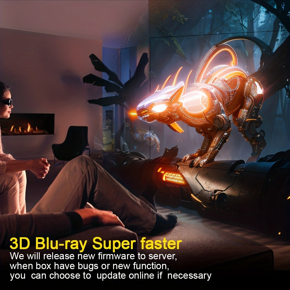 For Android 12 TV BOX: 8K 4K  Wireless Voice Media Player Set Top Box With Allwinner H618 Dual Wifi 32G64G Quad Core Cortex A53