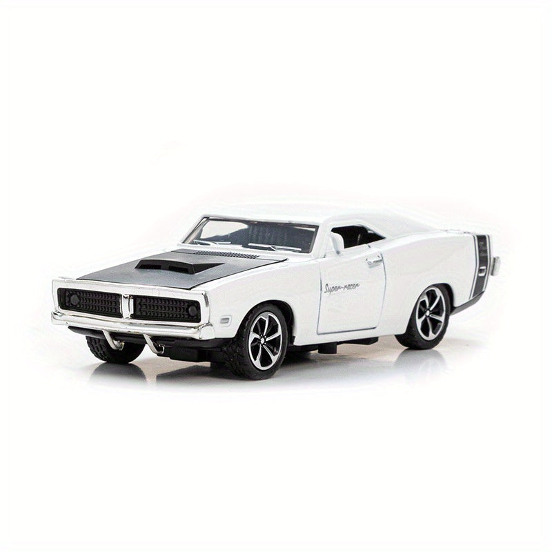 Simulation 1: 32 Alloy Sports Car Model Children's Toy Car Accessories Return Car Openable Die Casting Model Christmas, Halloween, Thanksgiving gifts