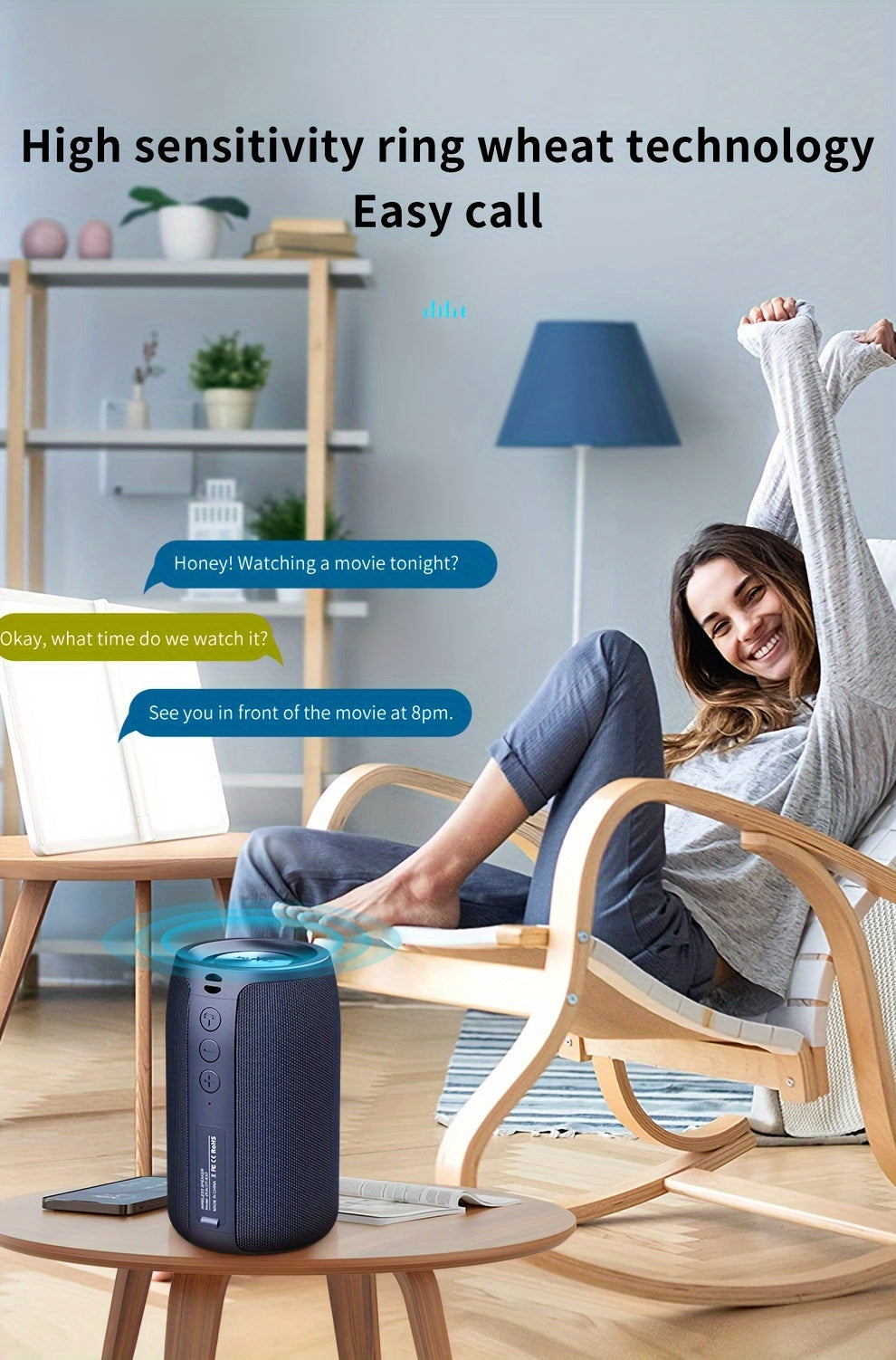 ZEALOT S32 5W Wireless Speakers, Outdoor Portable Subwoofer Speaker, Wireless Speaker, Dual Pairing, 1800mAh Battery, 8 Hours Playtime Loud Stereo, Booming Bass. Charging Cable TF USB Plug-in Card Compatible