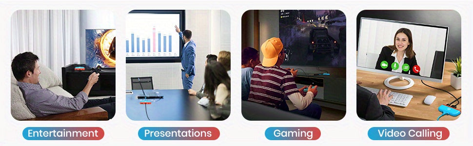 NEWDERY Ultimate Docking Station - Seamless Switch & OLED Hub, High-Definition Type C AV Station, All-in-One Connector for Samsung DeX, Steam Deck, TV Mode & PC