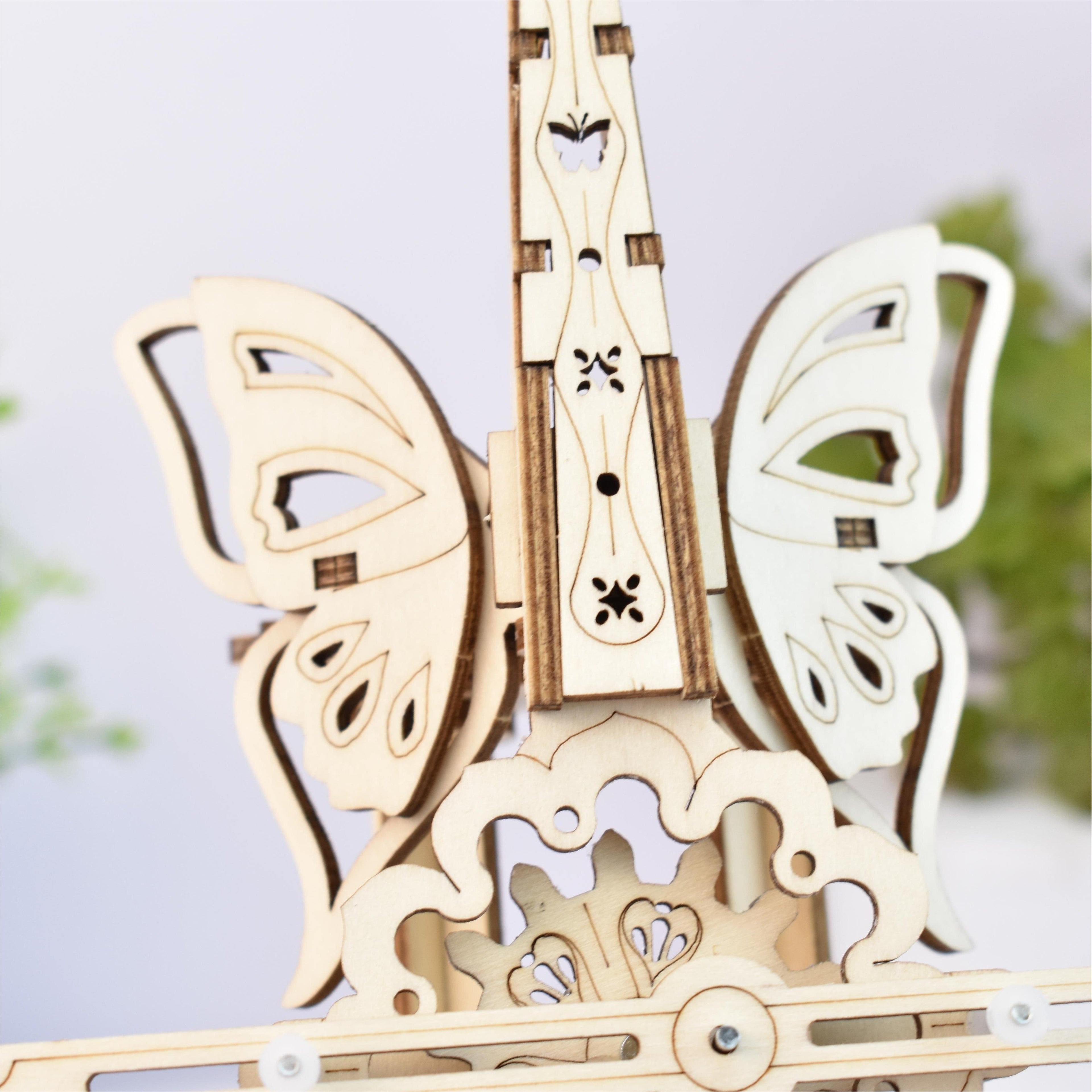 Cello Music Box Wooden Assembly Model 3d Three-dimensional Puzzle Diy Adult Toy Girls Gift
