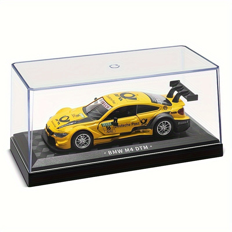 1:43 Scale Golden BMW M4 BMW M6 Model Children's Toy Car Ornament Pull-back Car Model Boy Toy Birthday Gift