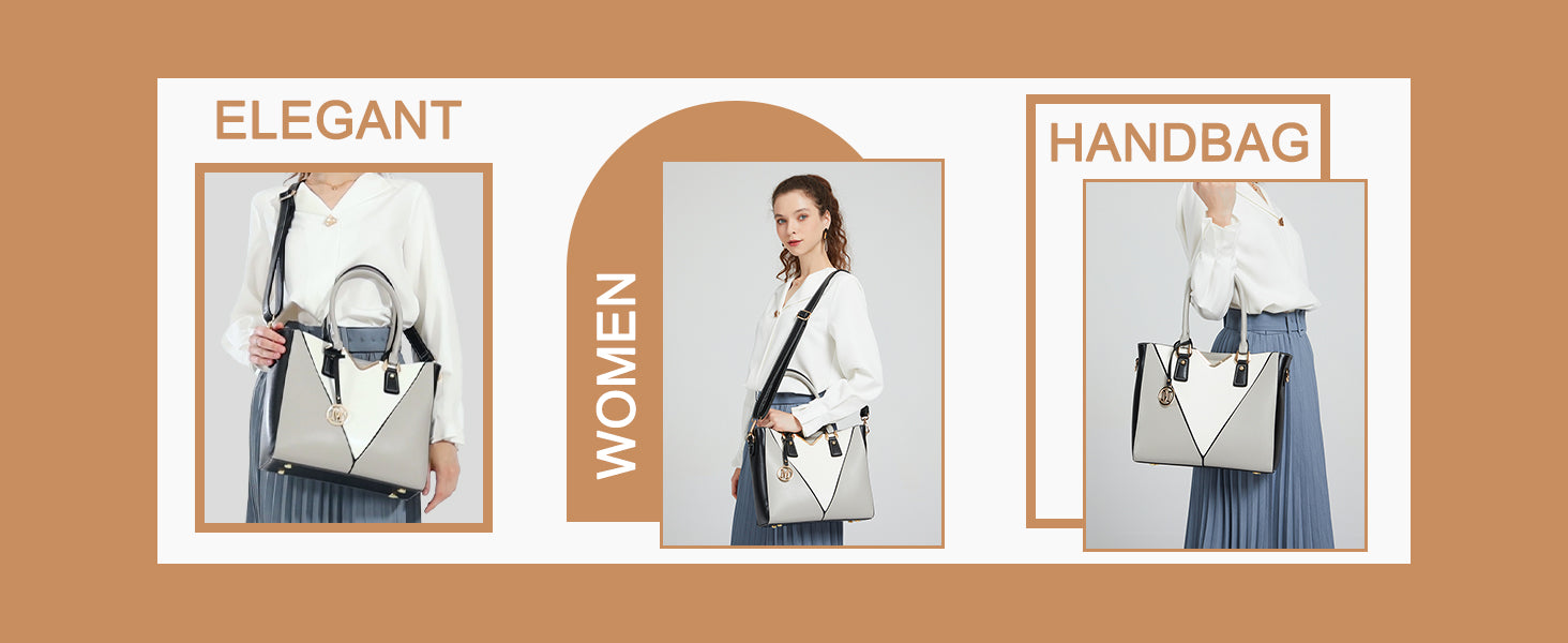 Miss Lulu WOMEN'S Handbag Shoulder bag V Shaped Design Shopper Removable Shoulder belt Synthetic leather