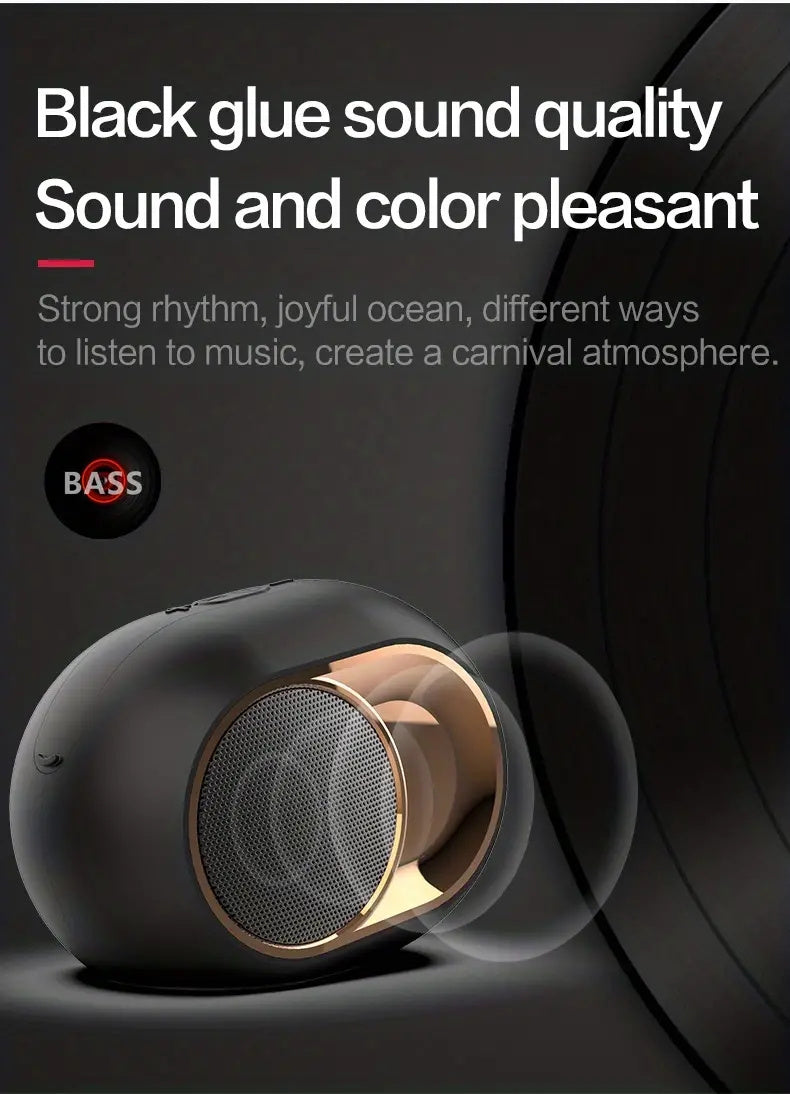 TWS X6 Wireless Speaker: Portable Outdoor Amplifier with Intelligent Noise Reduction, FM Radio, TF U Disk & More - Perfect Gift for Men & Women!