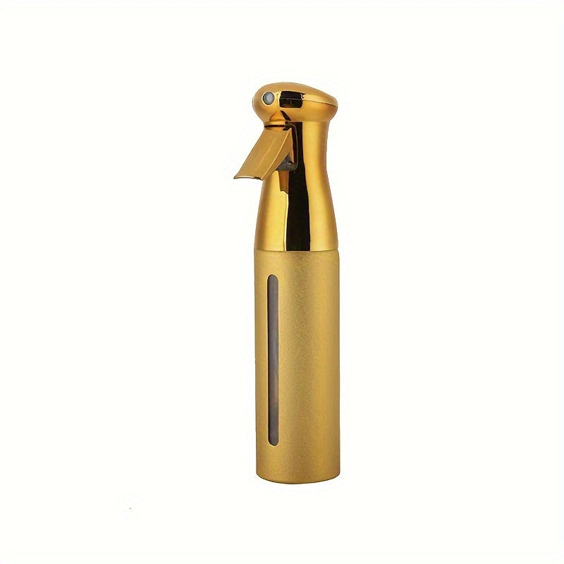 1pcs 300ml Electroplating Continuous Spray Bottle Automatic High-pressure Spray Bottle Hairdressing Alcohol Disinfection Spray Bottle