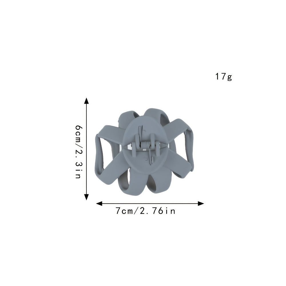 مشبك شعر على شكل أخطبوط مصقول من 9 قطع/4 قطع/قطعة واحدة