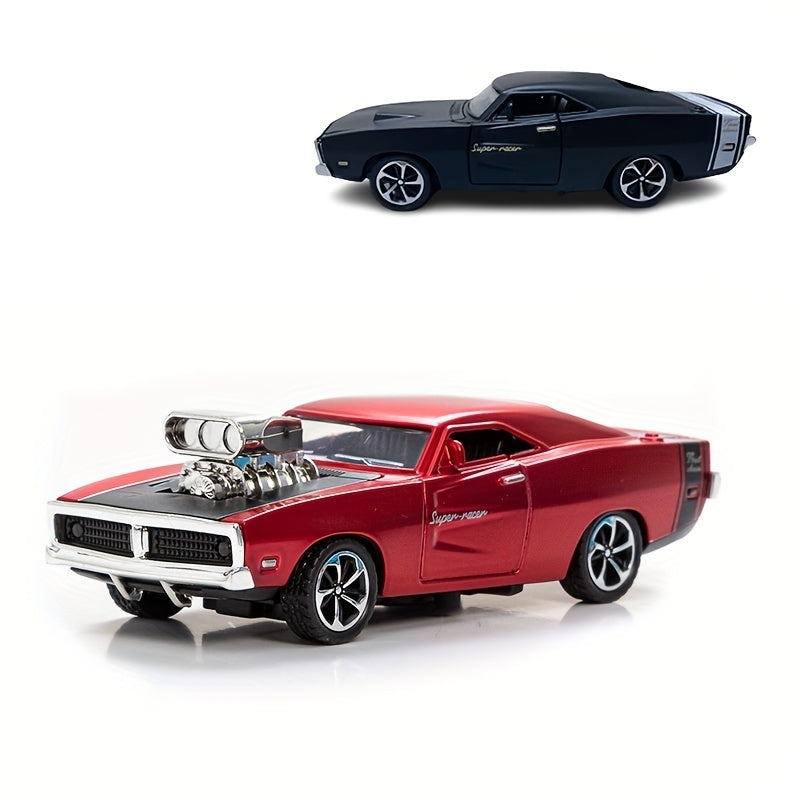 Simulation 1: 32 Alloy Sports Car Model Children's Toy Car Accessories Return Car Openable Die Casting Model Christmas, Halloween, Thanksgiving gifts