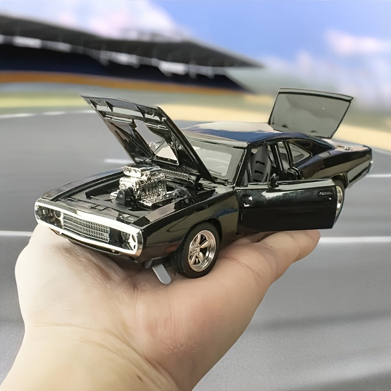 Simulation 1:32 Classic Alloy Sports Car Model, Children's Toy Car Pull Back Car, Can Open Die Casting Model, As Halloween Gift