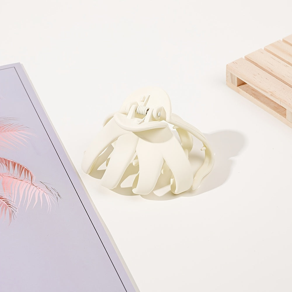 مشبك شعر على شكل أخطبوط مصقول من 9 قطع/4 قطع/قطعة واحدة