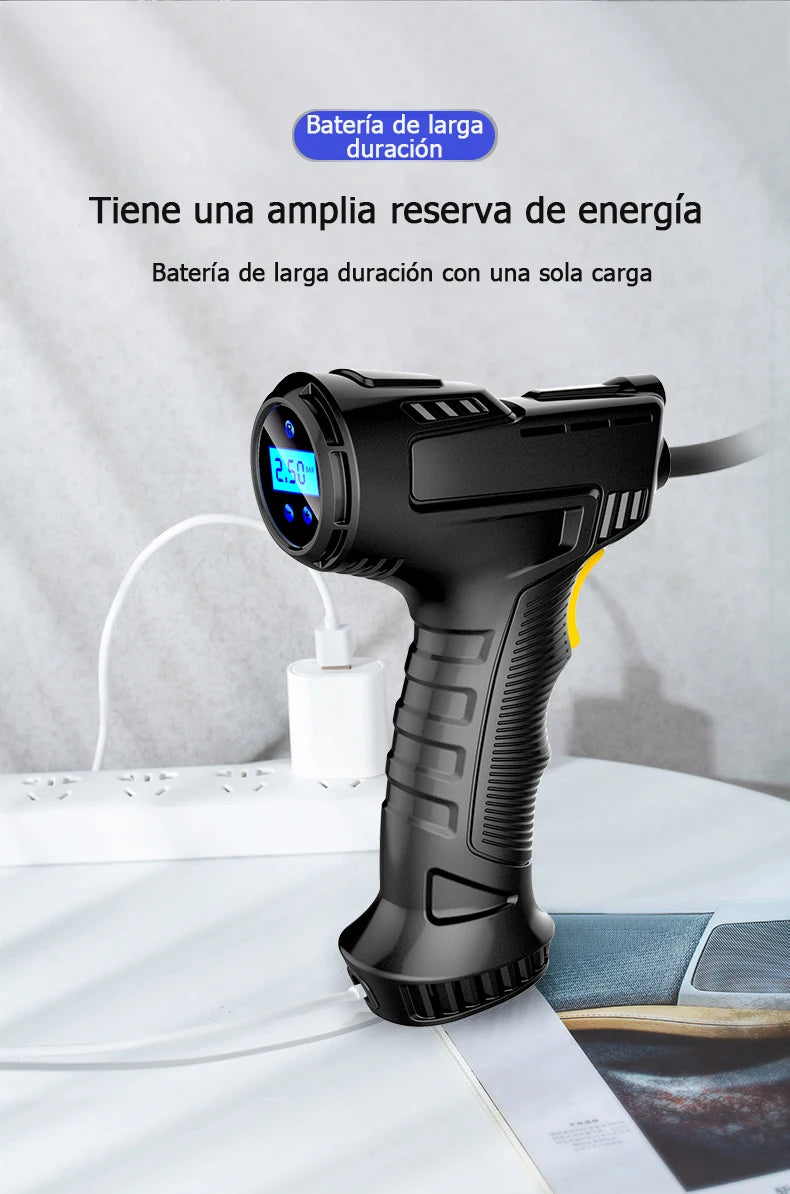 120W Automobile Car Air Pump，Air Compressor Self inflating machine Smart Digital Display LED Lighting Suitable for Car Bike Ball