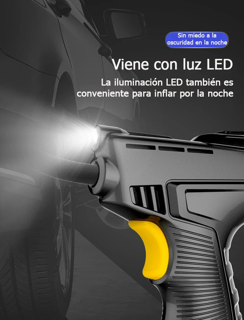 120W Automobile Car Air Pump，Air Compressor Self inflating machine Smart Digital Display LED Lighting Suitable for Car Bike Ball