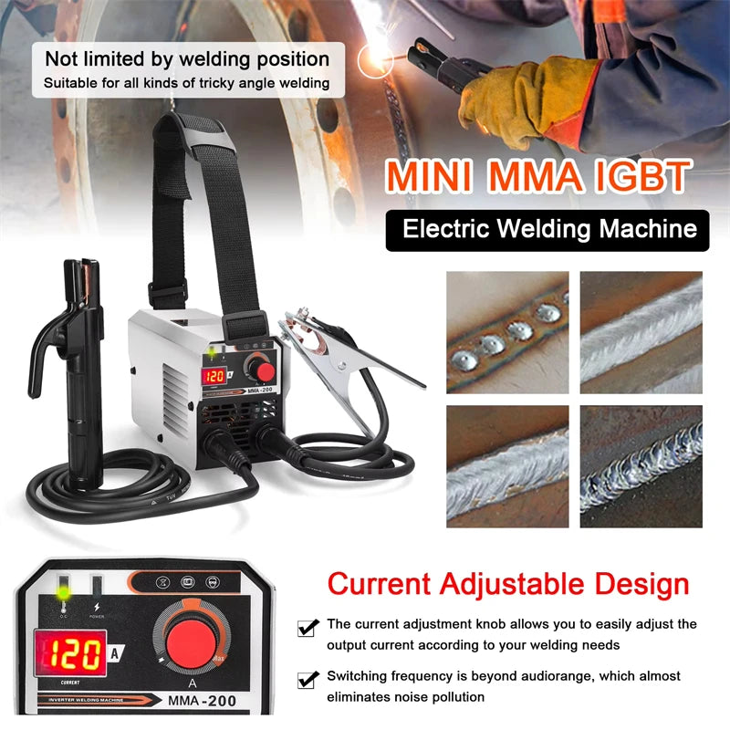 2 In 1 MIG MMA Welding Machine IGBT DC invert Welder Automatic Wire Feeding Contact Welding Non-Gas-shielding Arc Welder