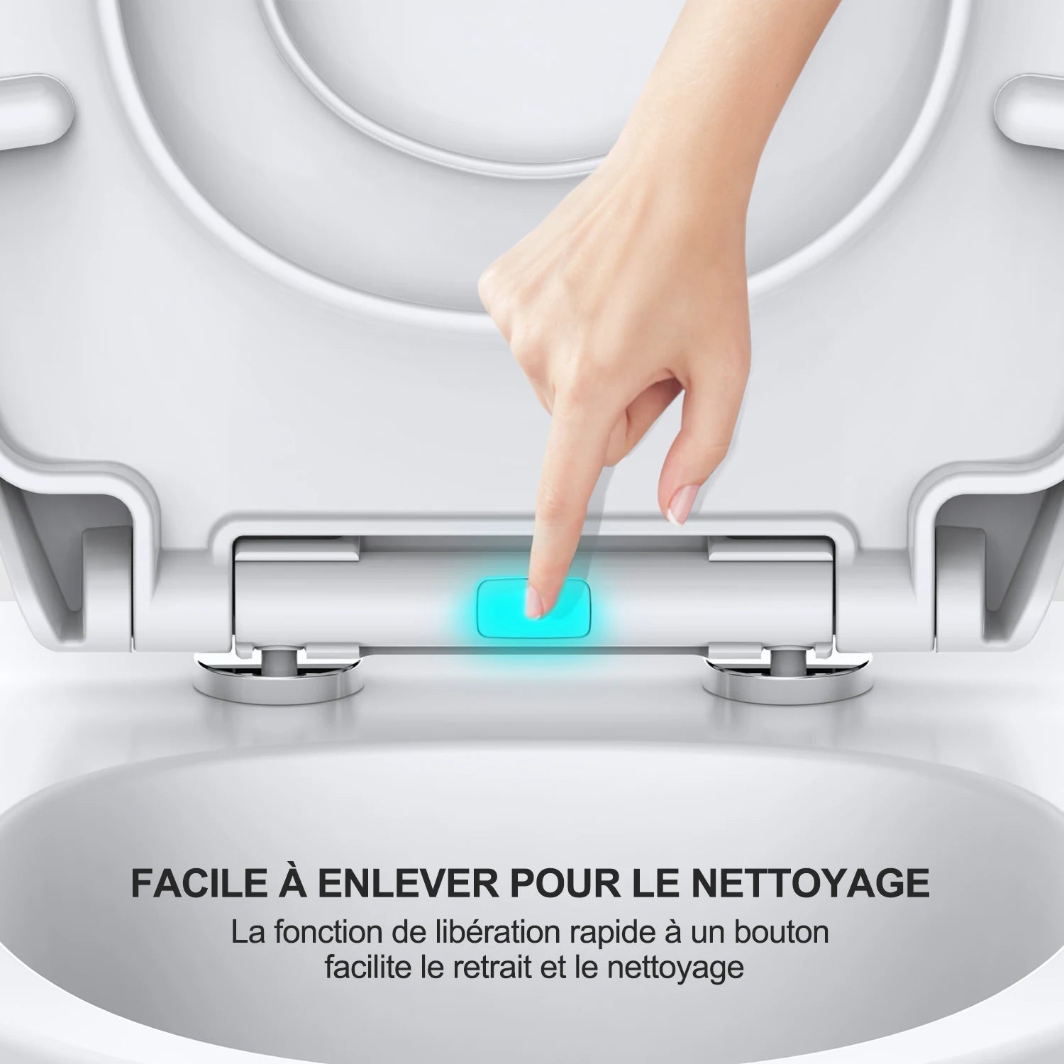 TODOT flidding family toilet glasses with child seat magnetic drop brake and adjustable Hip-bbts01bj