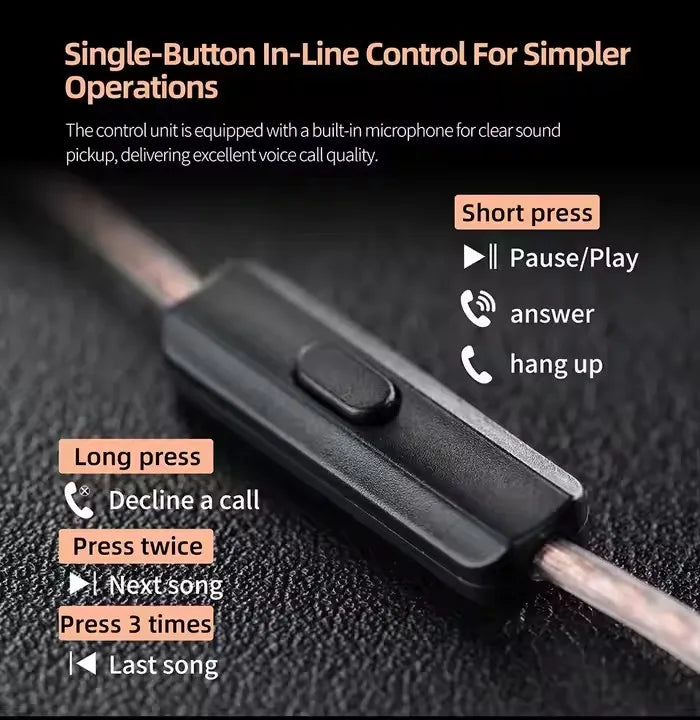 KZ EDX Pro X Monitor Headphones Earphones Wired 3.5MM  KZ EDX Pro X 1DD Earphones HIFI Bass IEM Headset for Music and Gaming