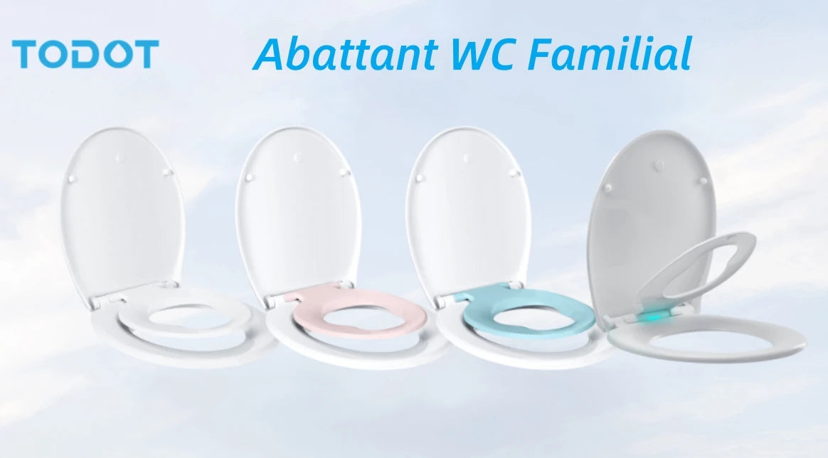 TODOT flidding family toilet glasses with child seat magnetic drop brake and adjustable Hip-bbts01bj