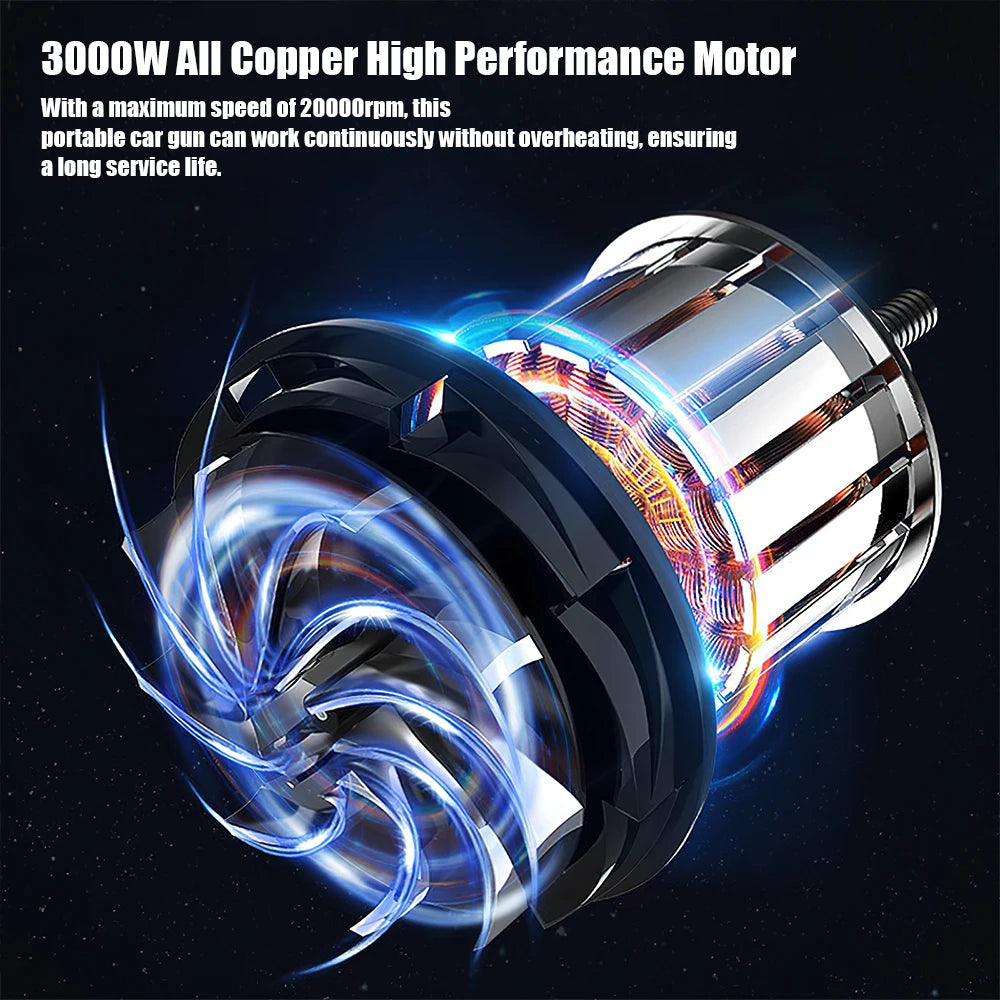 1500W Cordless High Pressure Washer Spray Water Gun Car Wash Pressure Water Cleaning Machine for Makita 18V Battery