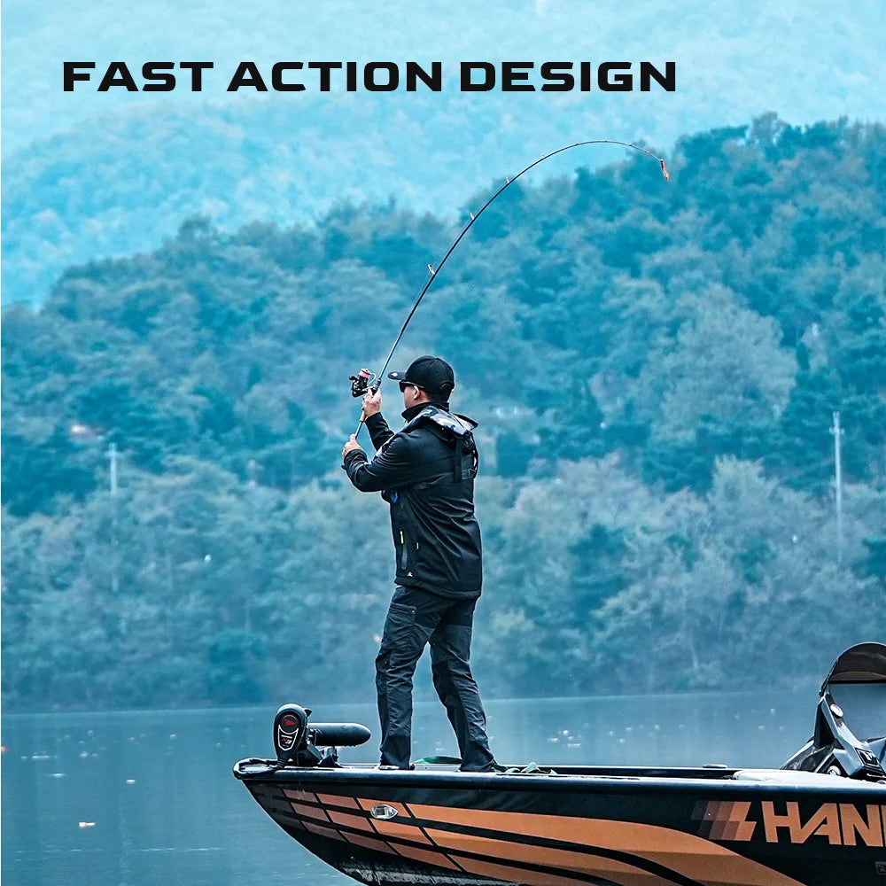 HANDING Miracle BFS Fishing Rod 90g Lightweight Fishing Rod 40T Carbon Blanks Casting Rods FUJI® A Guides High Sensitive Rod