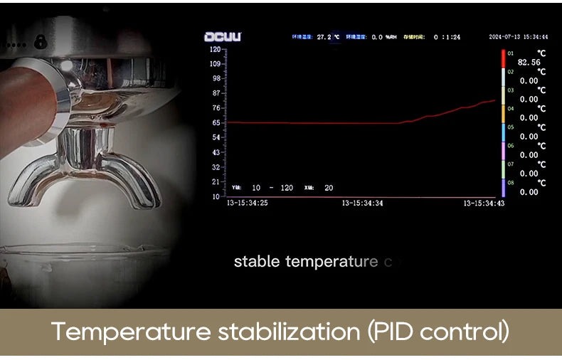 HiBREW H10plus Semi Automatic Espresso Coffee Machine DIY Function 20Bar Pressure Temperature Adjustable For Cappuccino & Latte