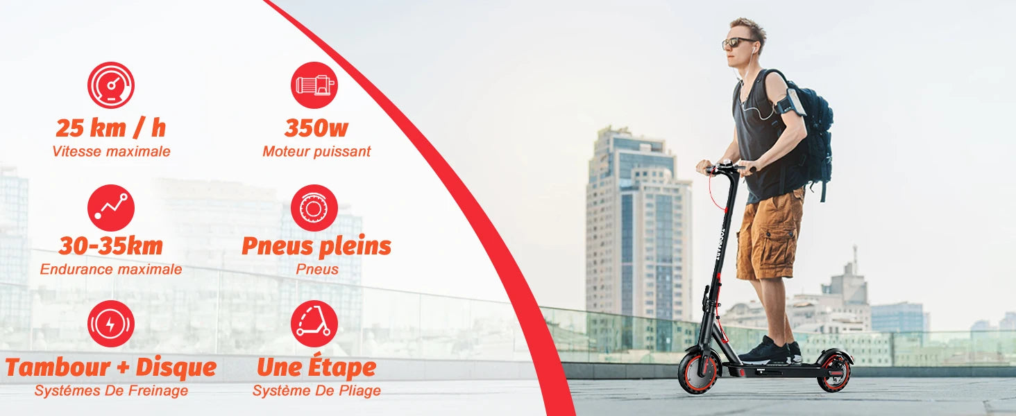 Adult TODIMART T3 electric scoot 350W engine powerful 36V 7.8AH 20-30KM lightweight APP