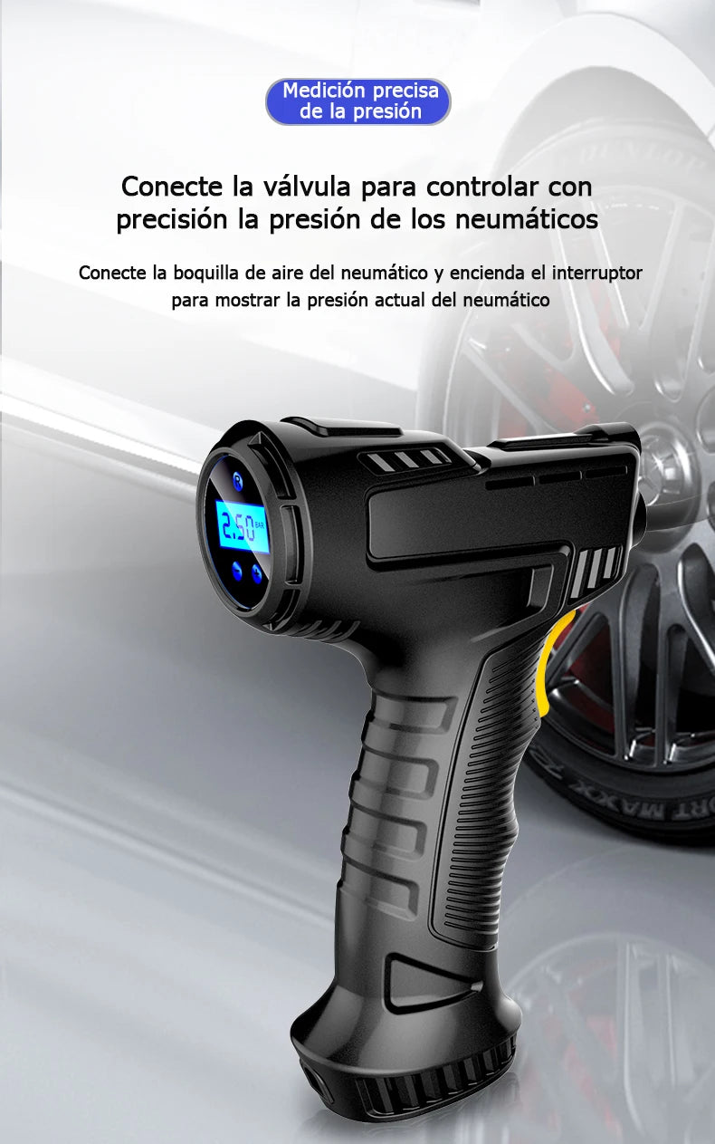 120W Automobile Car Air Pump，Air Compressor Self inflating machine Smart Digital Display LED Lighting Suitable for Car Bike Ball