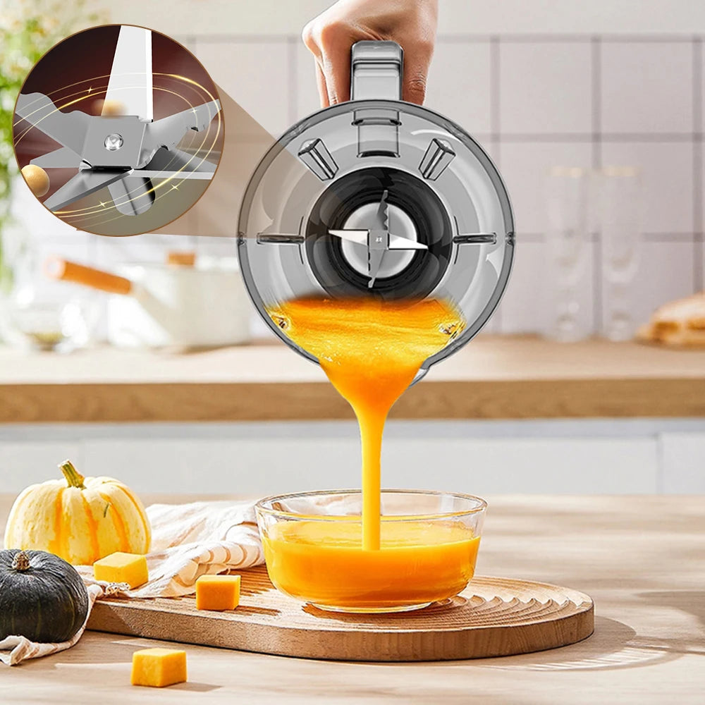 1.5L 850W Blender with Dual Blades Multifunctional Wall Breaker Ice Crusher Juicer Smoothie Maker for Home Kitchen Drinks Meats