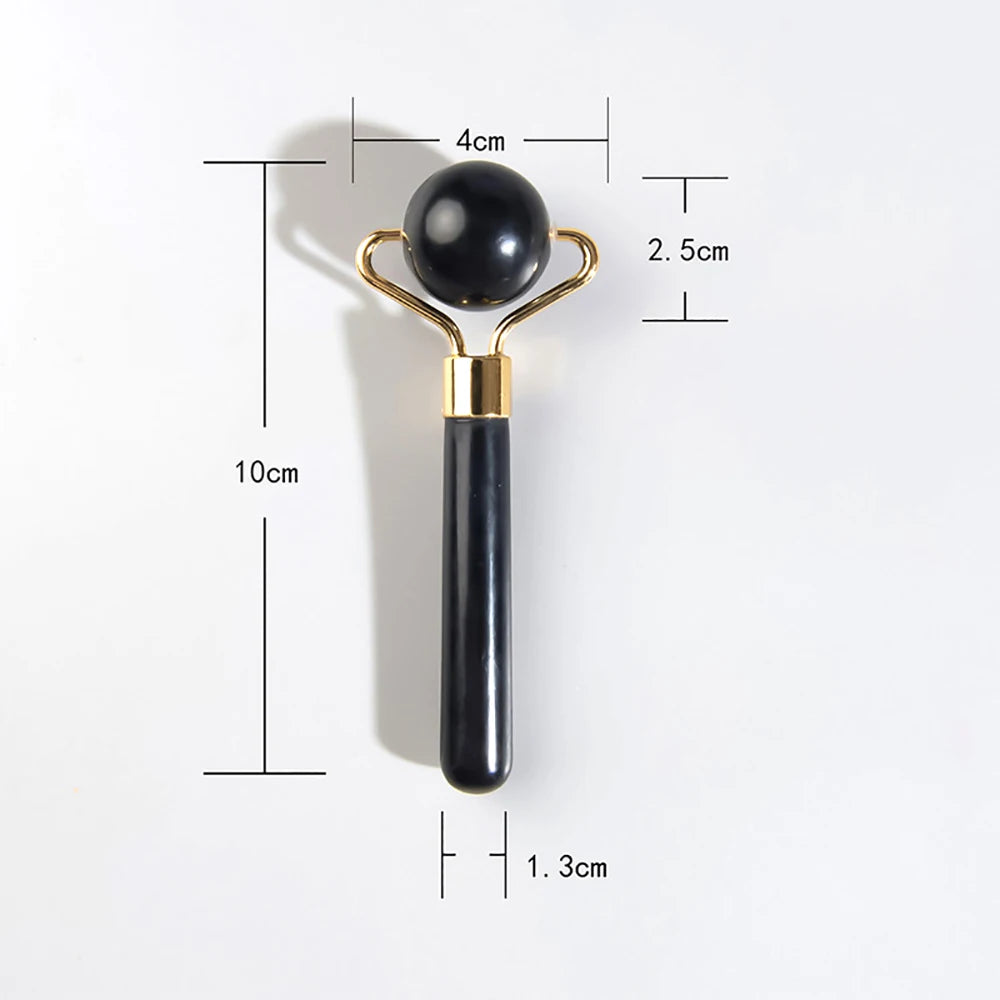 1PC Natural Jade Face Roller Massager Face Neck Body Eye Massage Anti Aging Wrinkles Beauty Slimming Therapy SPA Skincare Tool