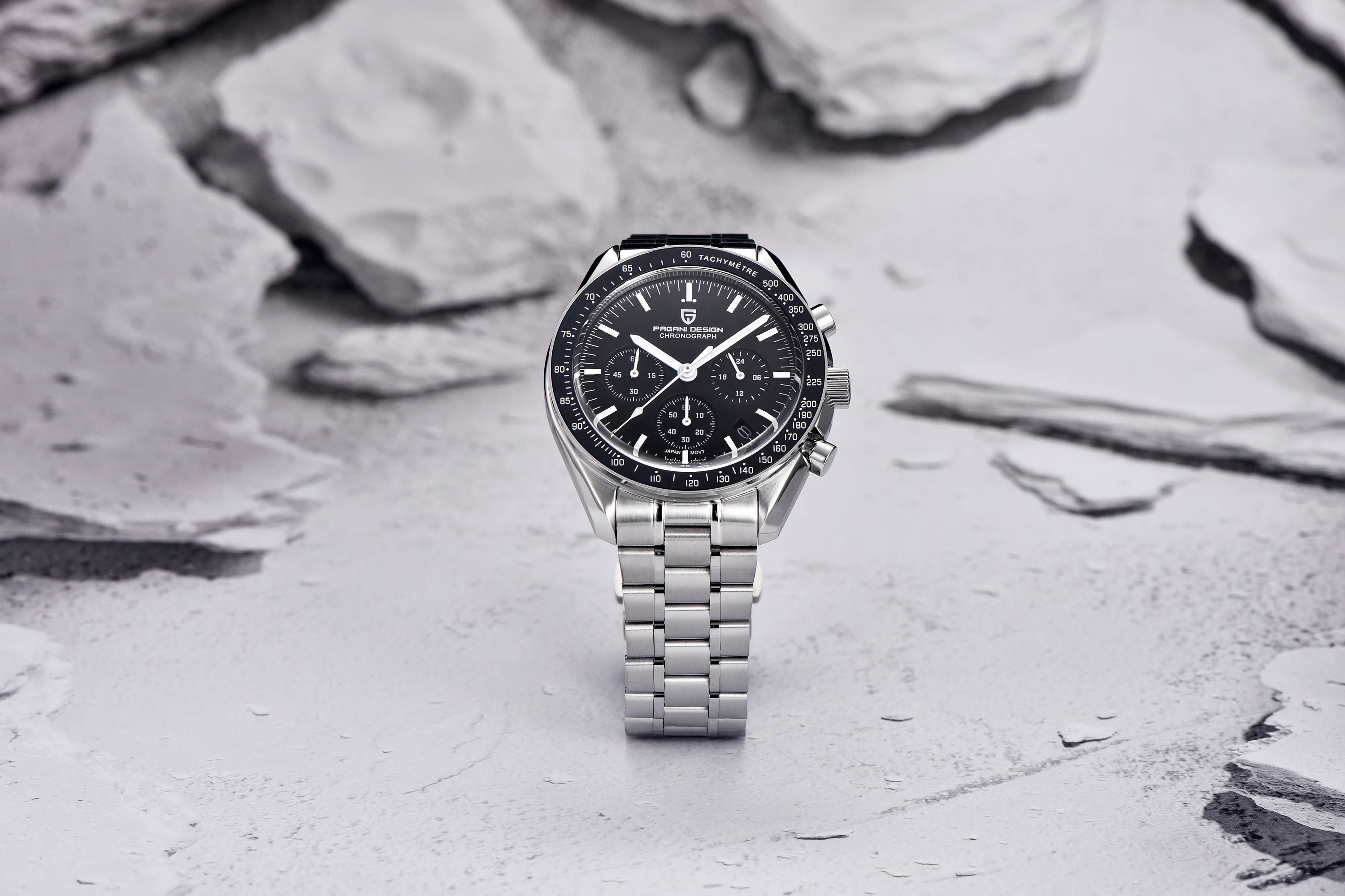 PAGANI DESIGN 2025 New Men's Watches Top Luxury Quartz Watch For Men Auto Date Speed Chronograph AR Sapphire Mirror Wrist watch