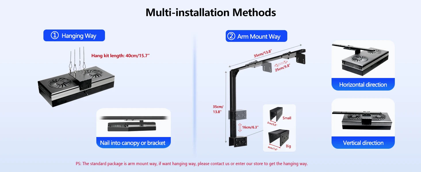 PopBloom RL180 WiFi Led Aquarium Reef Light 180W, Professional Full Spectrum Aquarium Lamp for Reef Coral SPS/LPS Aquarium Tank