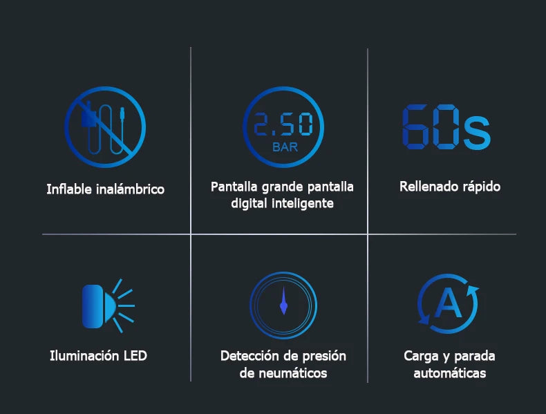 120W Automobile Car Air Pump，Air Compressor Self inflating machine Smart Digital Display LED Lighting Suitable for Car Bike Ball