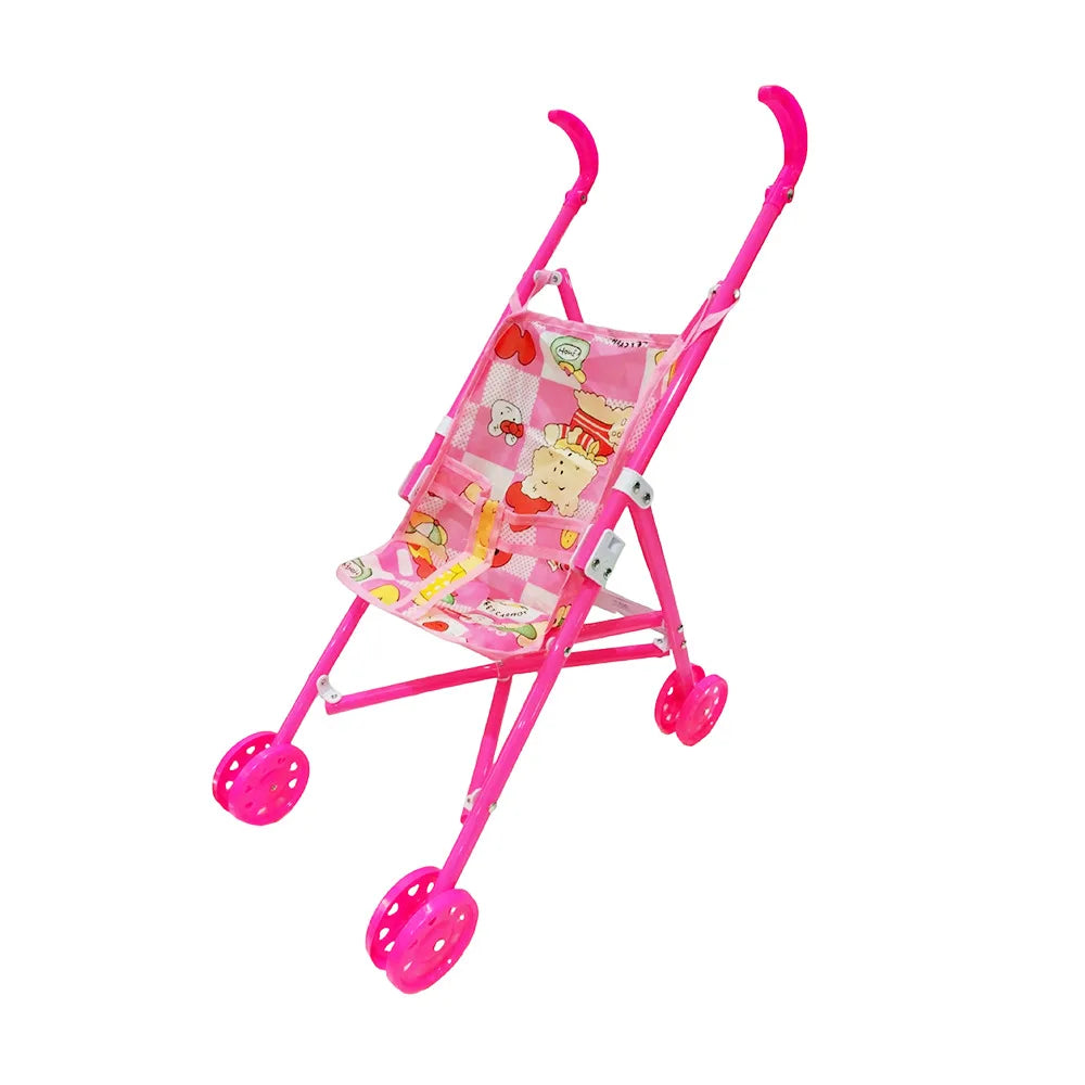 Foldable Children's Toy Stroller with Assorted Animal Print Colors 50 X 36.5 X 23 cm Car Seat & Stroller Toys Product Code C1620