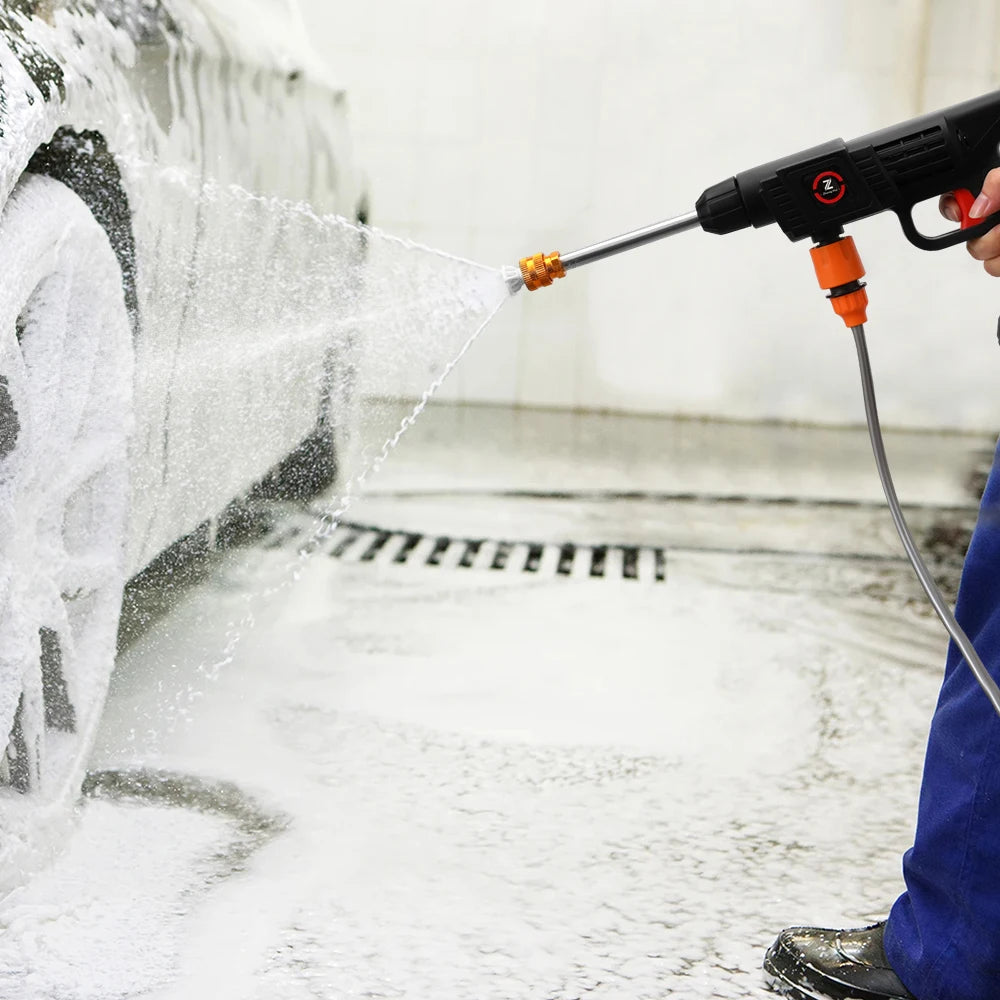 1500W Cordless High Pressure Washer Spray Water Gun Car Wash Pressure Water Cleaning Machine for Makita 18V Battery