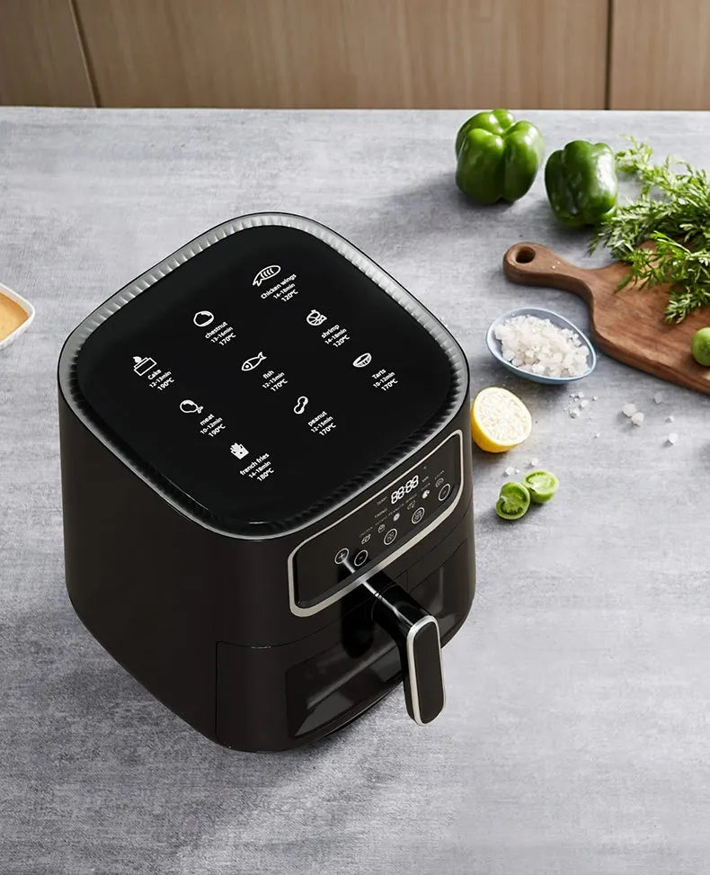 10L Large Capacity Electric Air Fryers Oil-free Automatic House