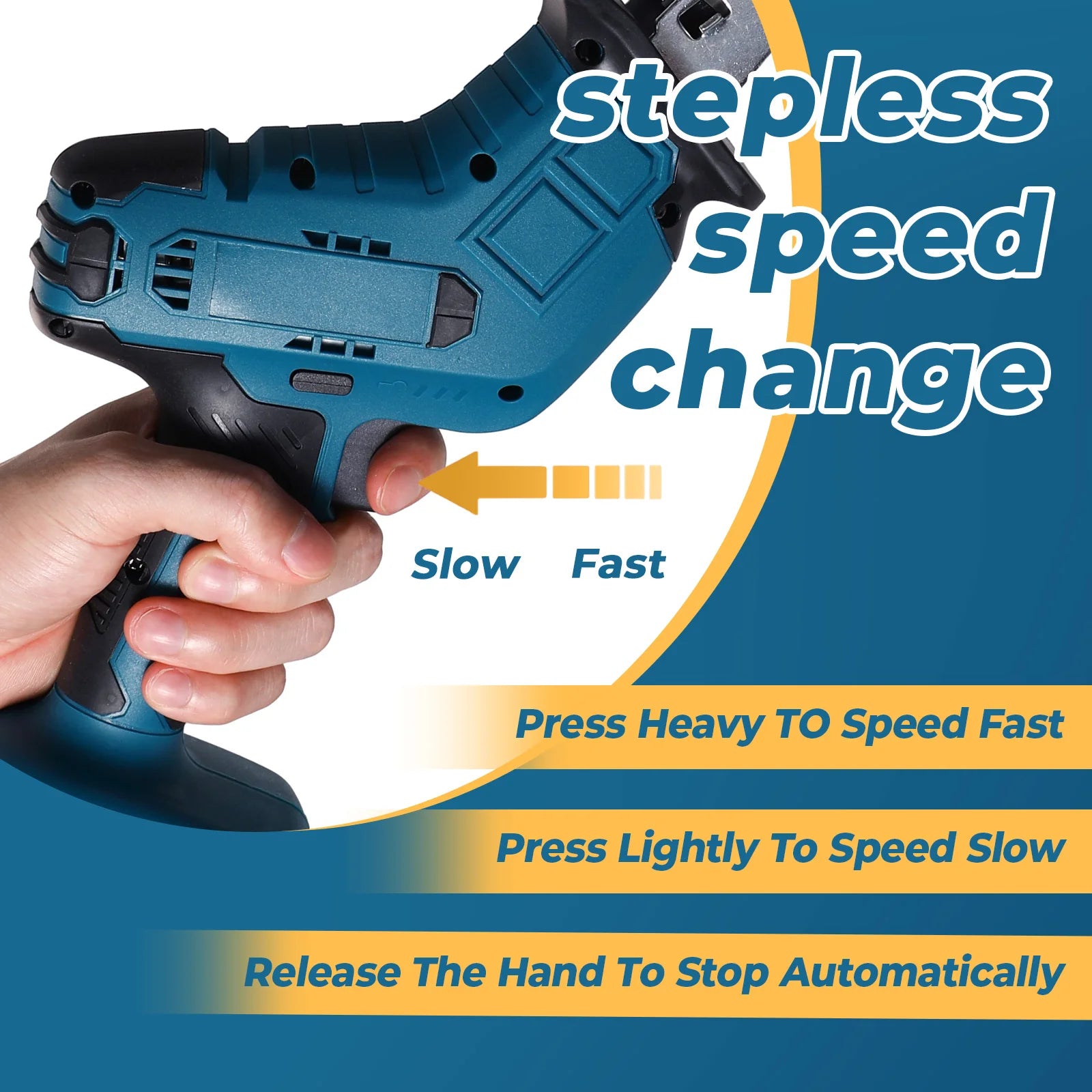 100mm Cordless Electric Reciprocating Saw 3000rpm Variable Speed Metal Wood Cutting Tools Electric Saw For Makita 18V Battery