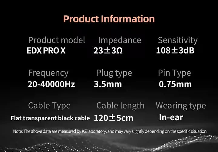 KZ EDX Pro X Monitor Headphones Earphones Wired 3.5MM  KZ EDX Pro X 1DD Earphones HIFI Bass IEM Headset for Music and Gaming