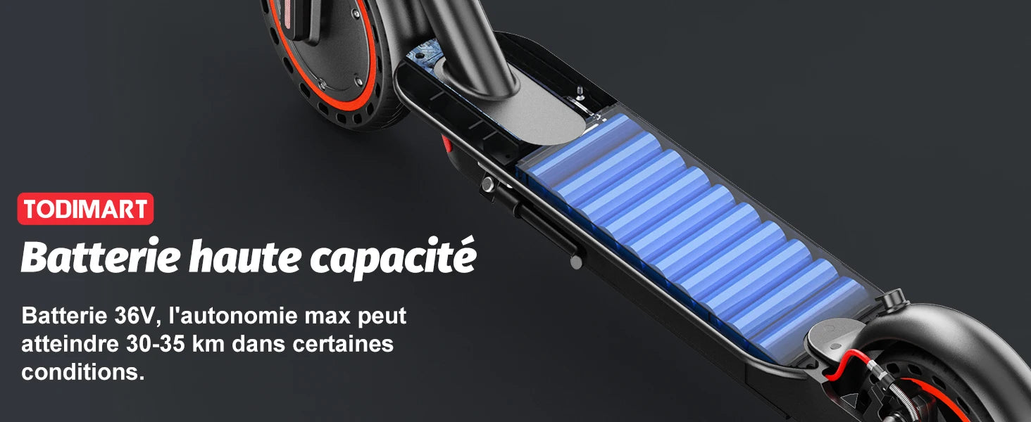 Adult TODIMART T3 electric scoot 350W engine powerful 36V 7.8AH 20-30KM lightweight APP