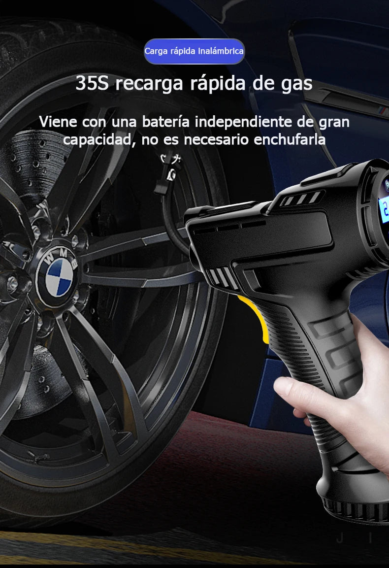 120W Automobile Car Air Pump，Air Compressor Self inflating machine Smart Digital Display LED Lighting Suitable for Car Bike Ball