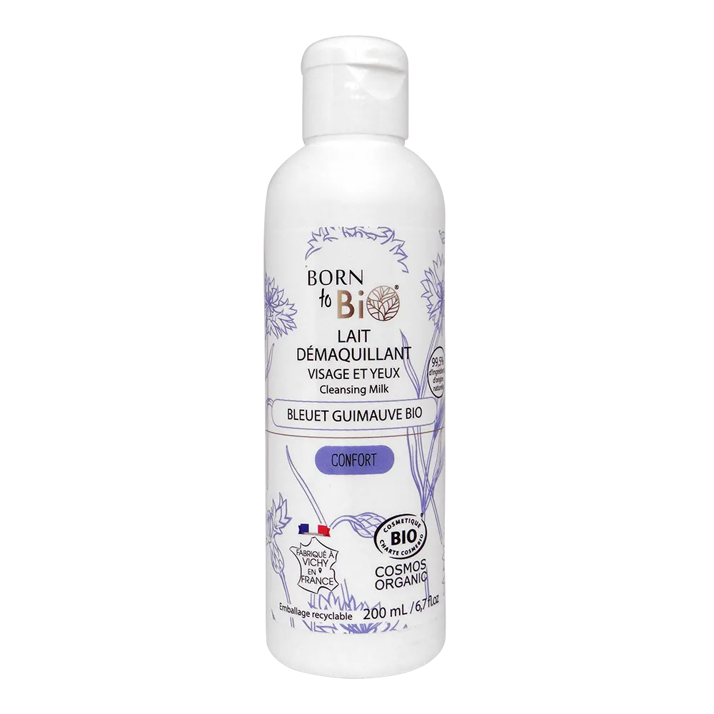 Lait Démaquillant Confort Bleuet - Certifié Bio