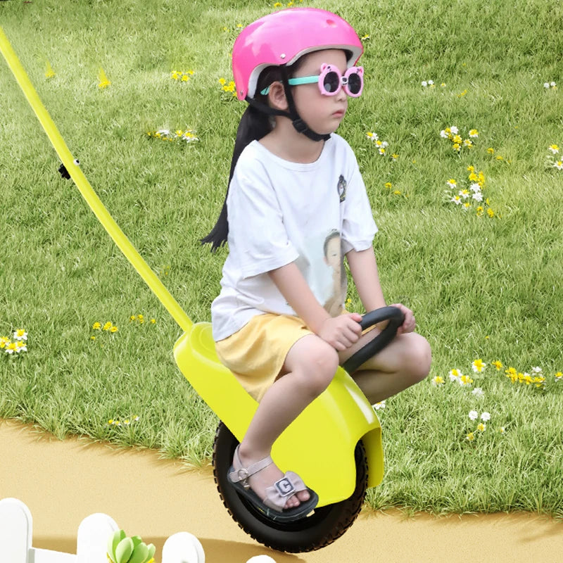 Single-Speed Unicycle Kick Scooter Foot Scooter Kids' Outdoor Training Wheel Adventures Hand-Propelled One-Wheel Mountain Buggy