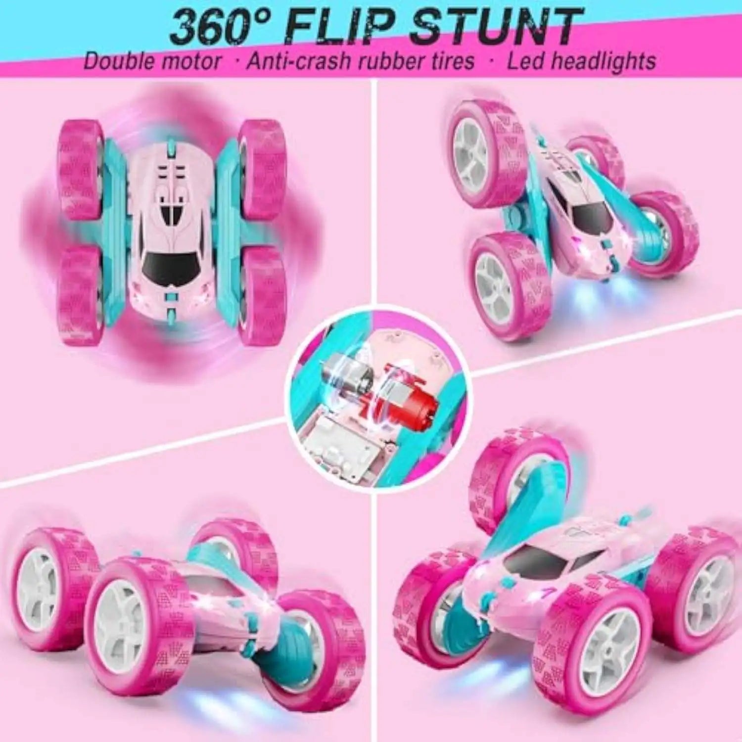 Double-sided Stunt Car Rolling Remote Control Car Rc Car Four-wheel Drive Off-road Vehicle Children's Toy